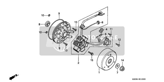 Honda C90CW 1997 Generator for a 1997 Honda C90CW